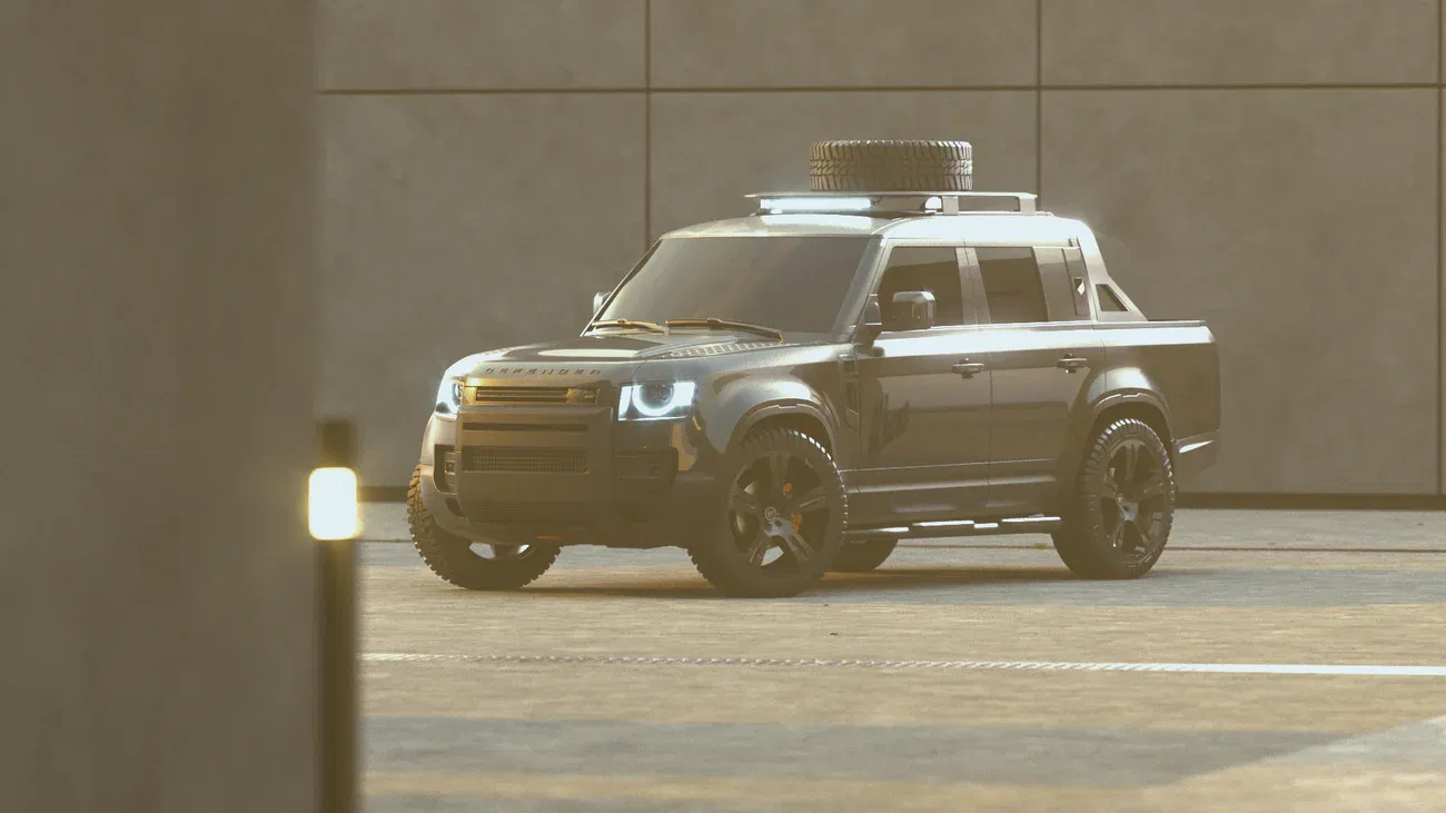 Land Rover Defender Valiance Pick Up - front