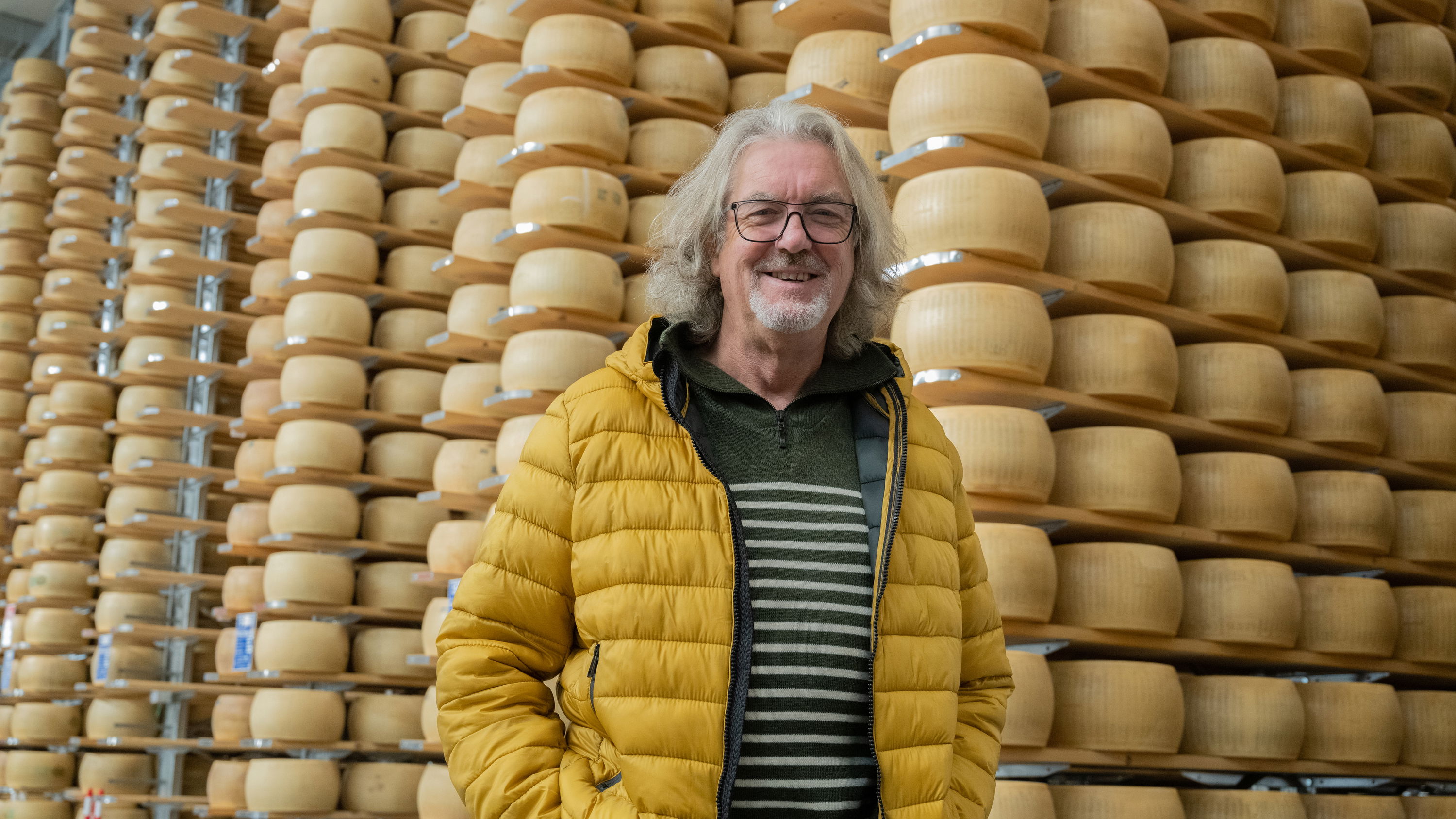 James May, with cheese