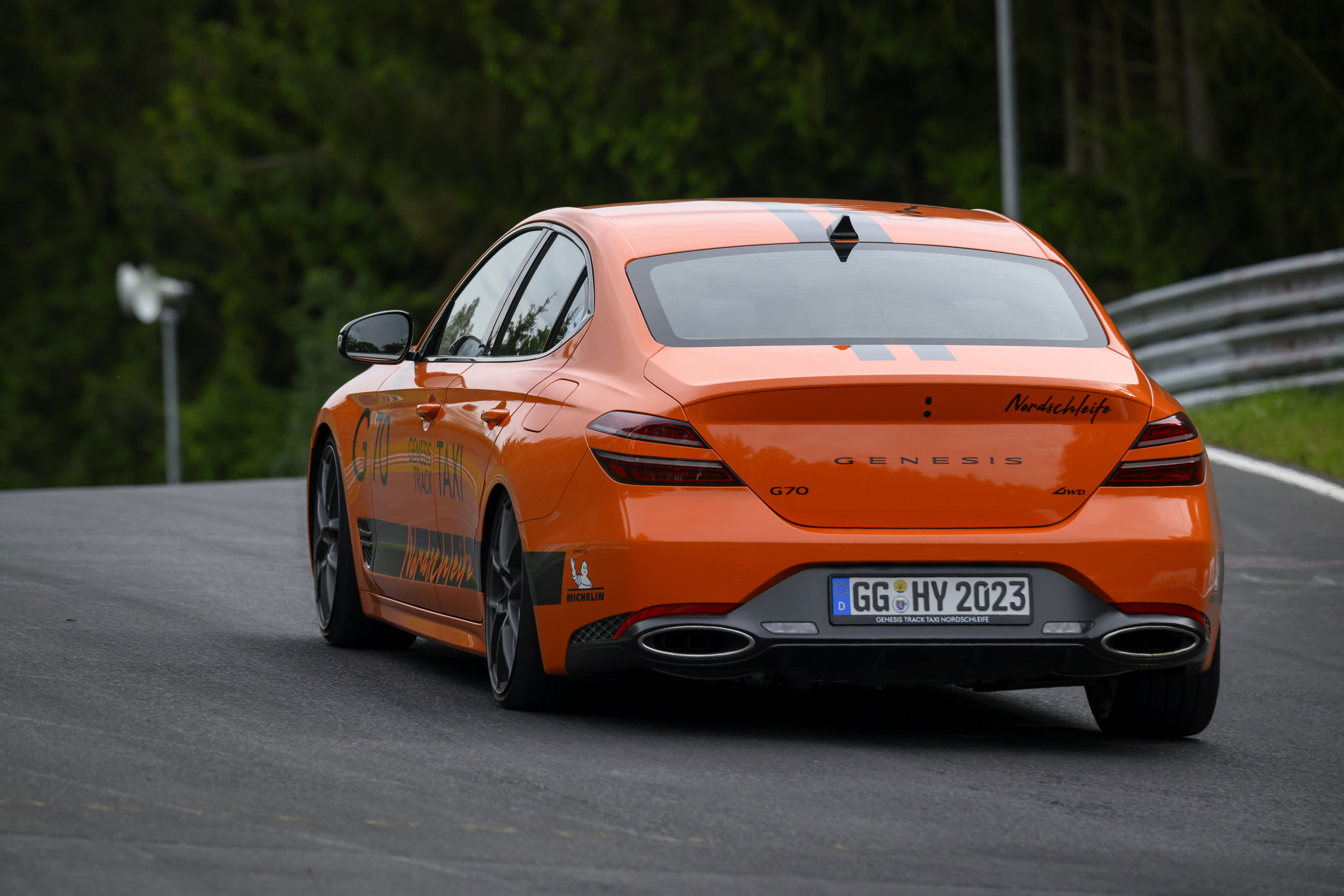 Genesis G70 Nurburgring taxi