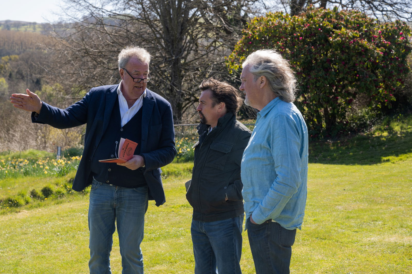Clarkson, Hammond and May in The Grand Tour: Carnage A Trois