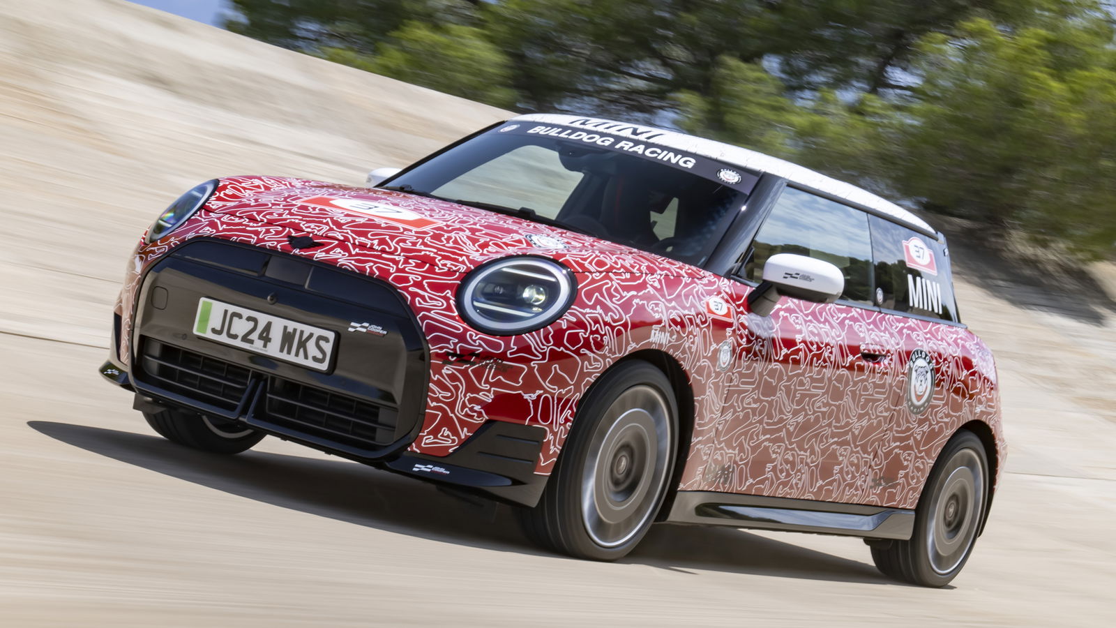 Mini JCW E prototype - front