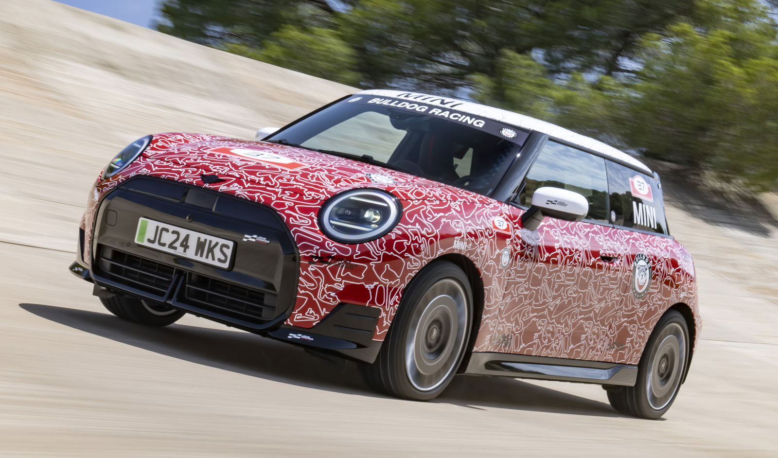Mini JCW E prototype - front