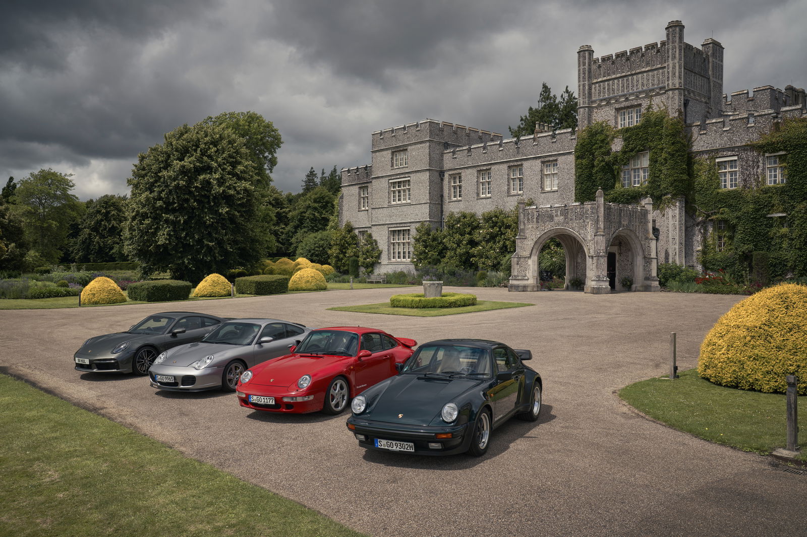 Porsche 930, 993, 996 and 992 Turbo models