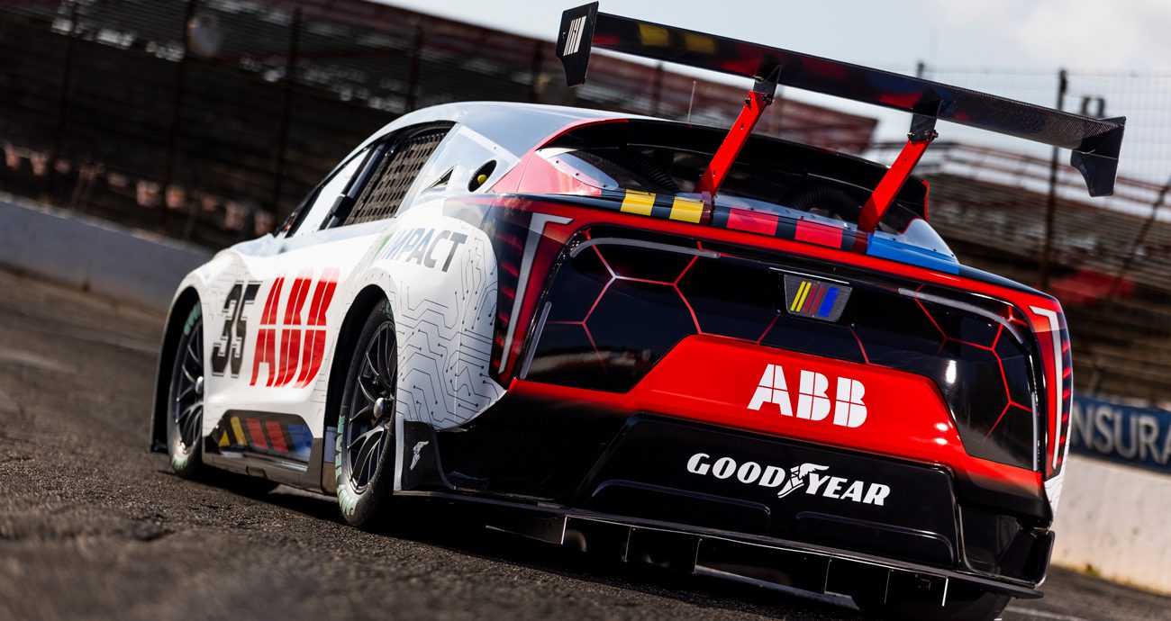 NASCAR EV prototype - rear