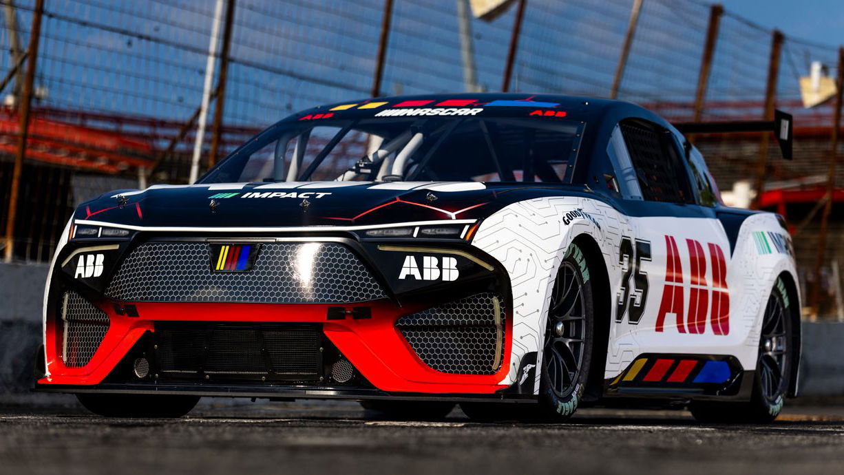 NASCAR EV prototype - front