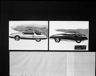 Designs resembling the Probe I during the third-gen Mustang's design process