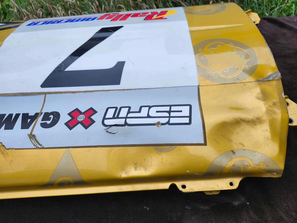 The door from Colin McRae's X Games Subaru Impreza rally car