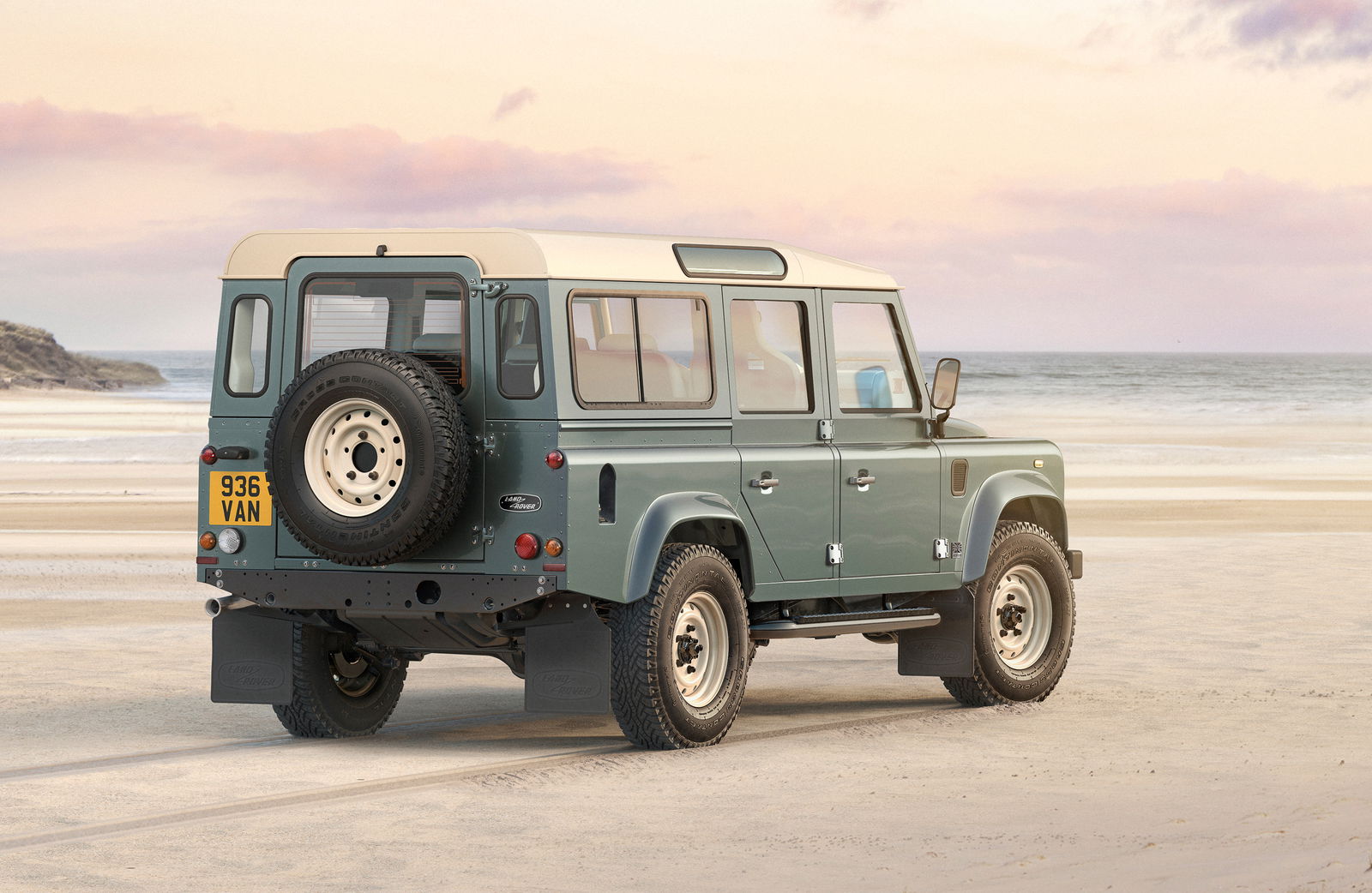 Classic Defender V8 by Works Bespoke - 110, rear