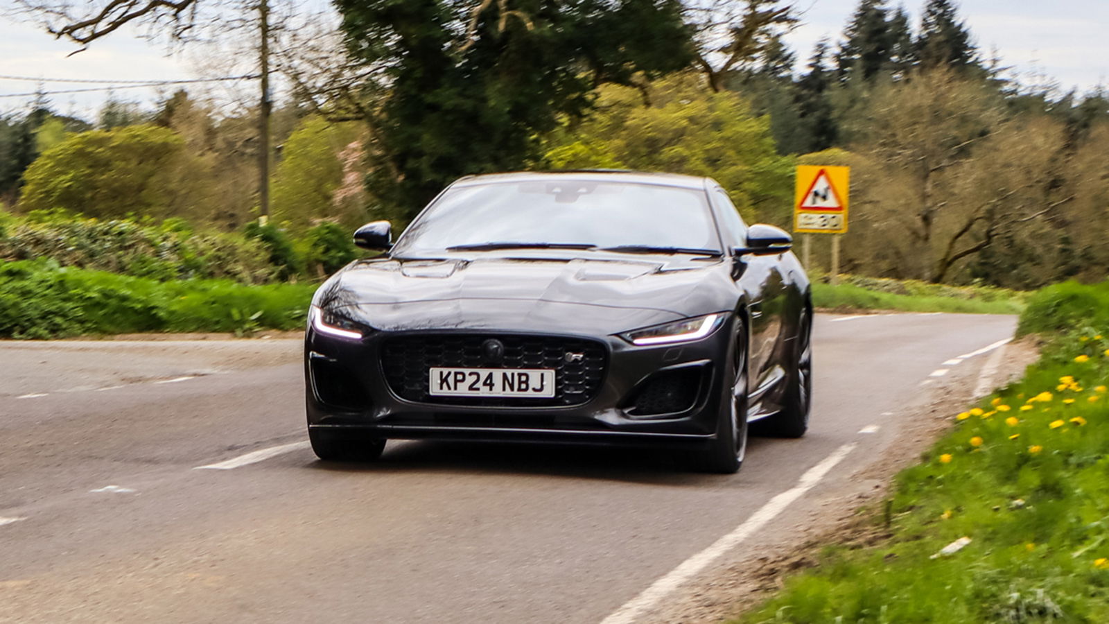 2024 Jaguar F-Type R, front, driving
