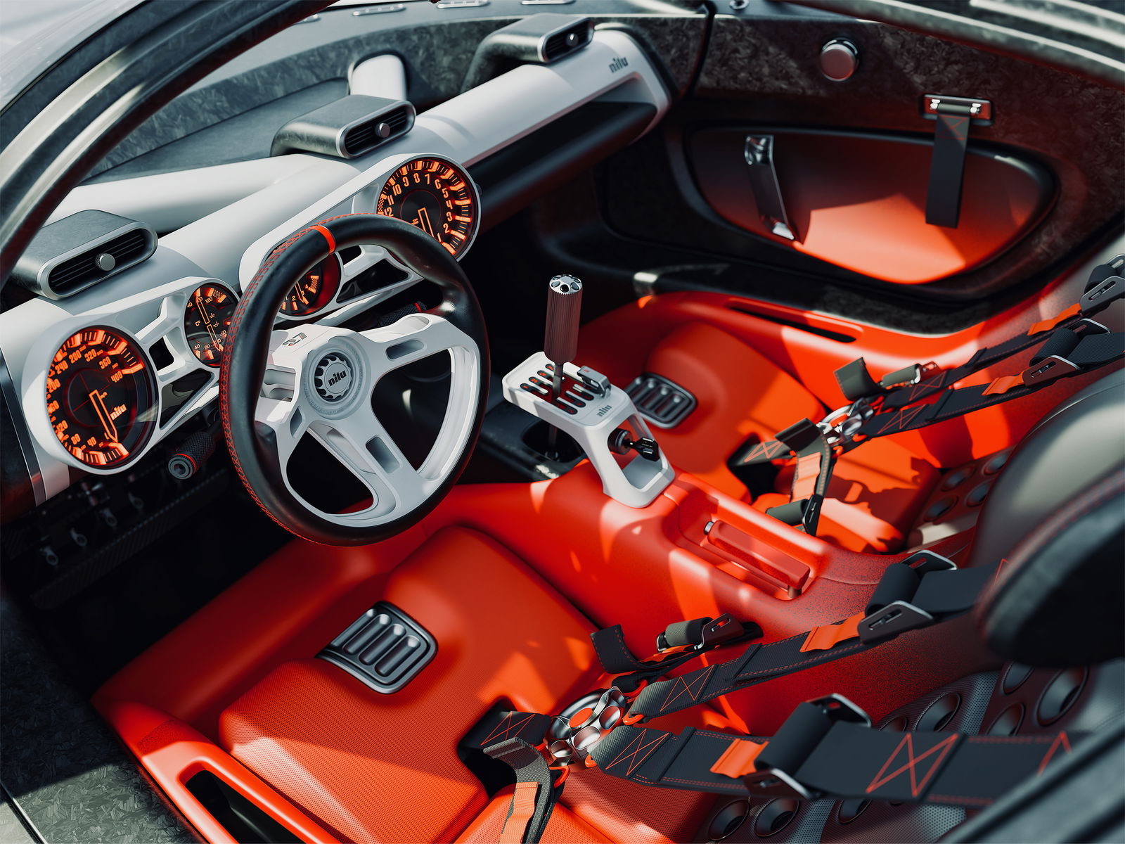 Nilu hypercar - interior