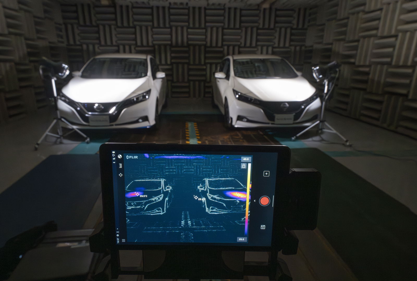 Nissan tests its radiating paint