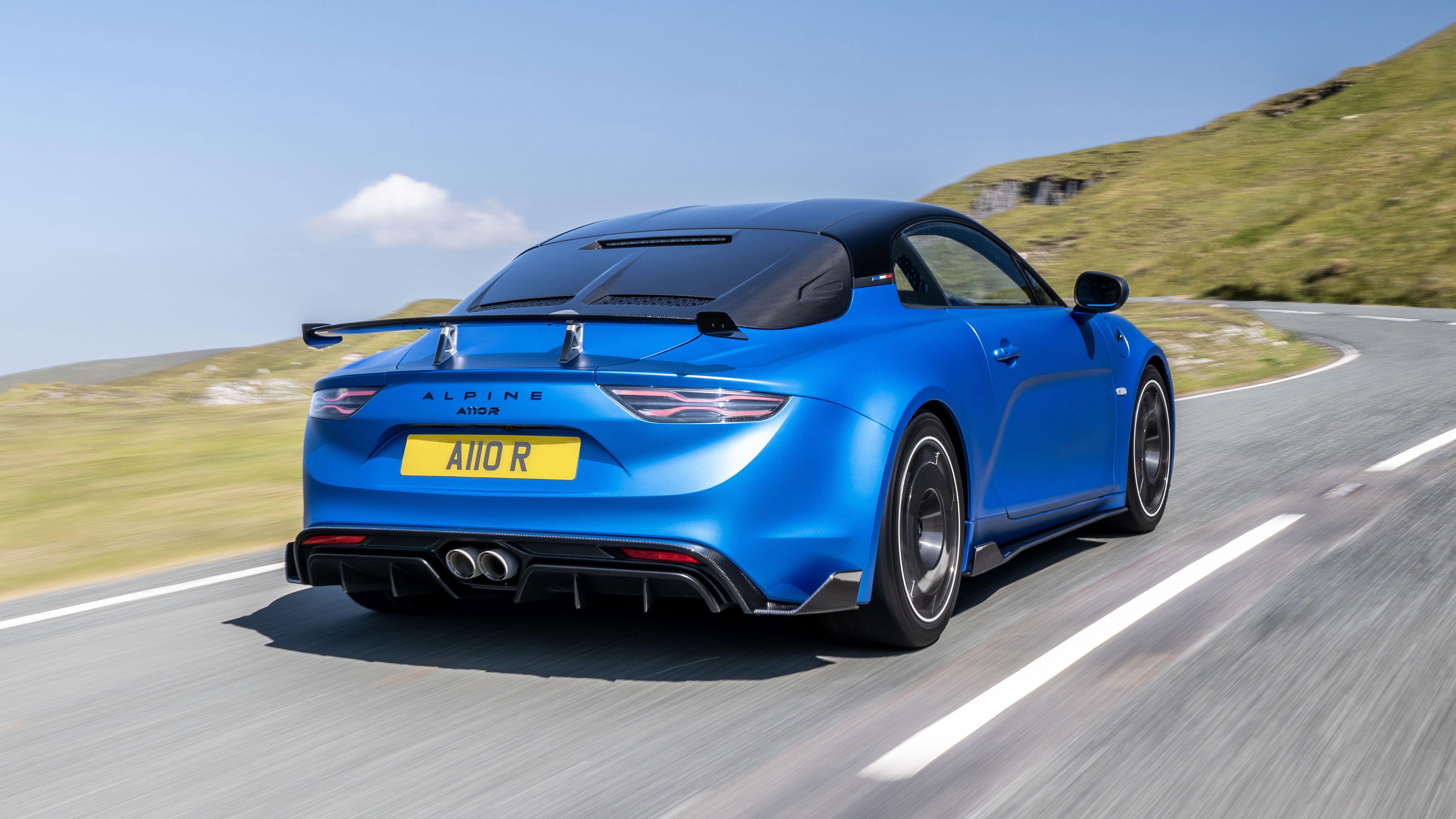 Alpine A110 R - rear, driving