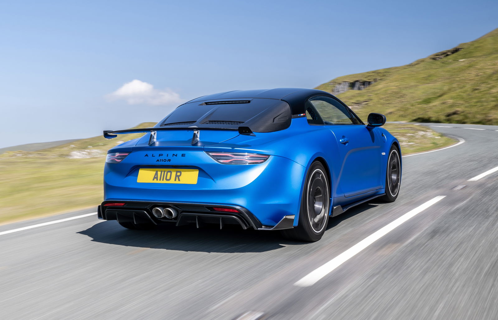 Alpine A110 R - rear, driving