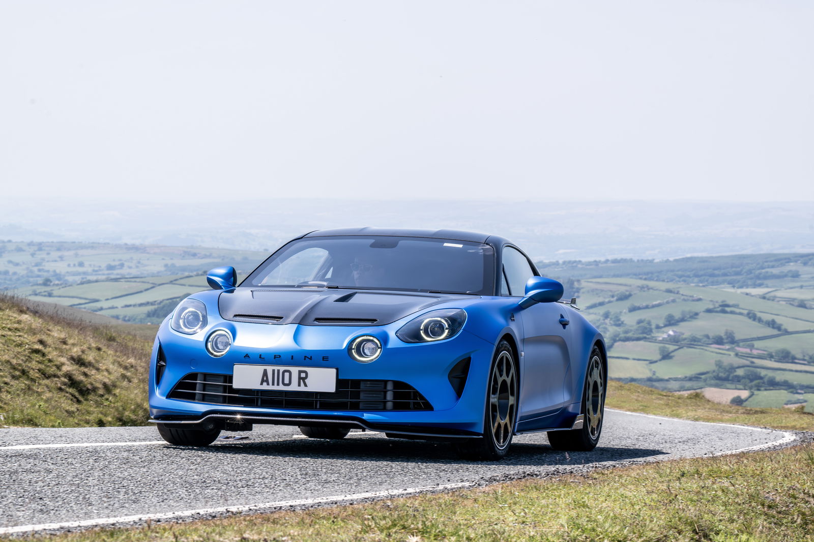 Alpine A110 R - front, driving