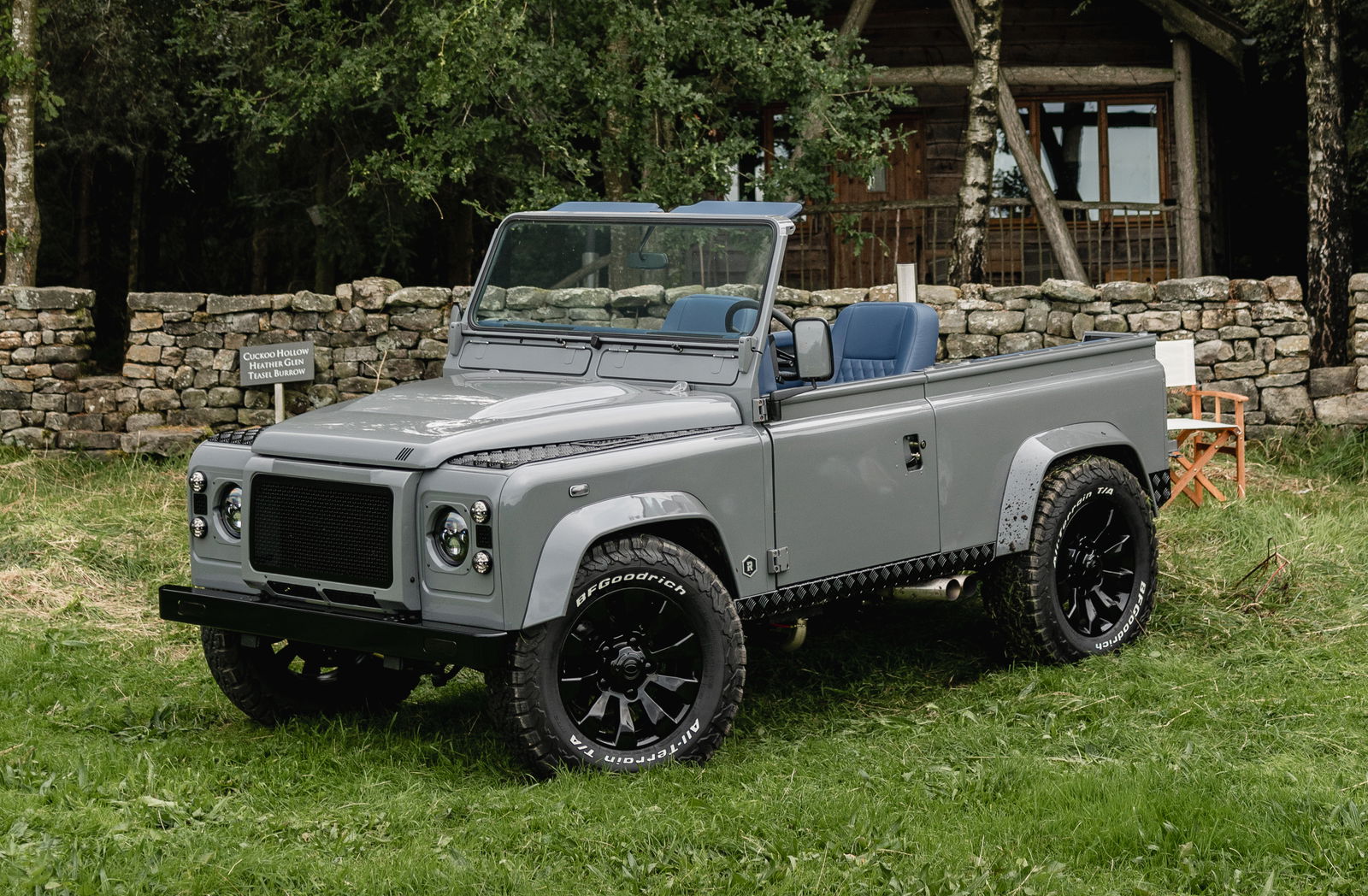 Lando Norris' modified Land Rover Defender