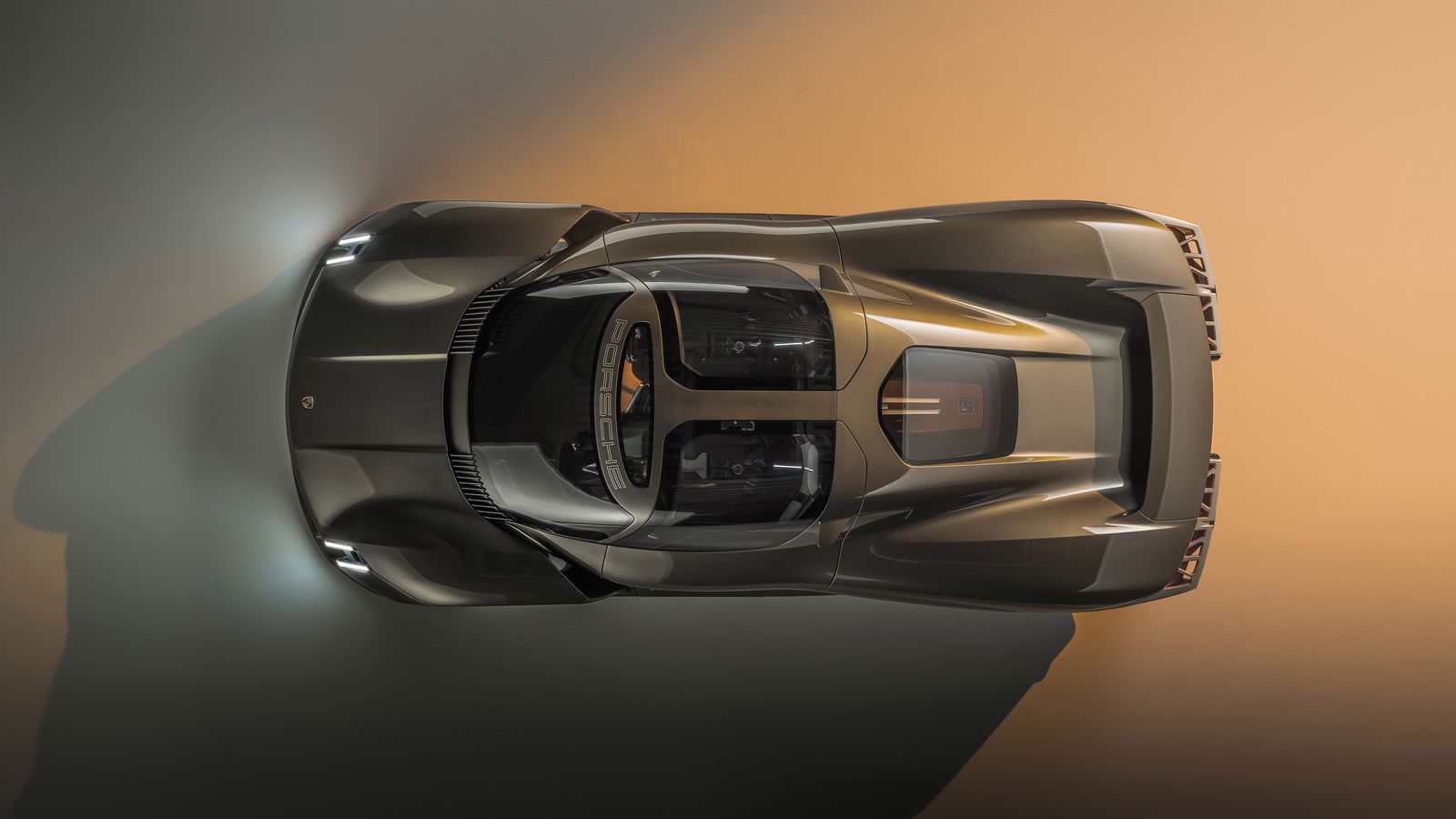 Porsche Mission X concept - overhead
