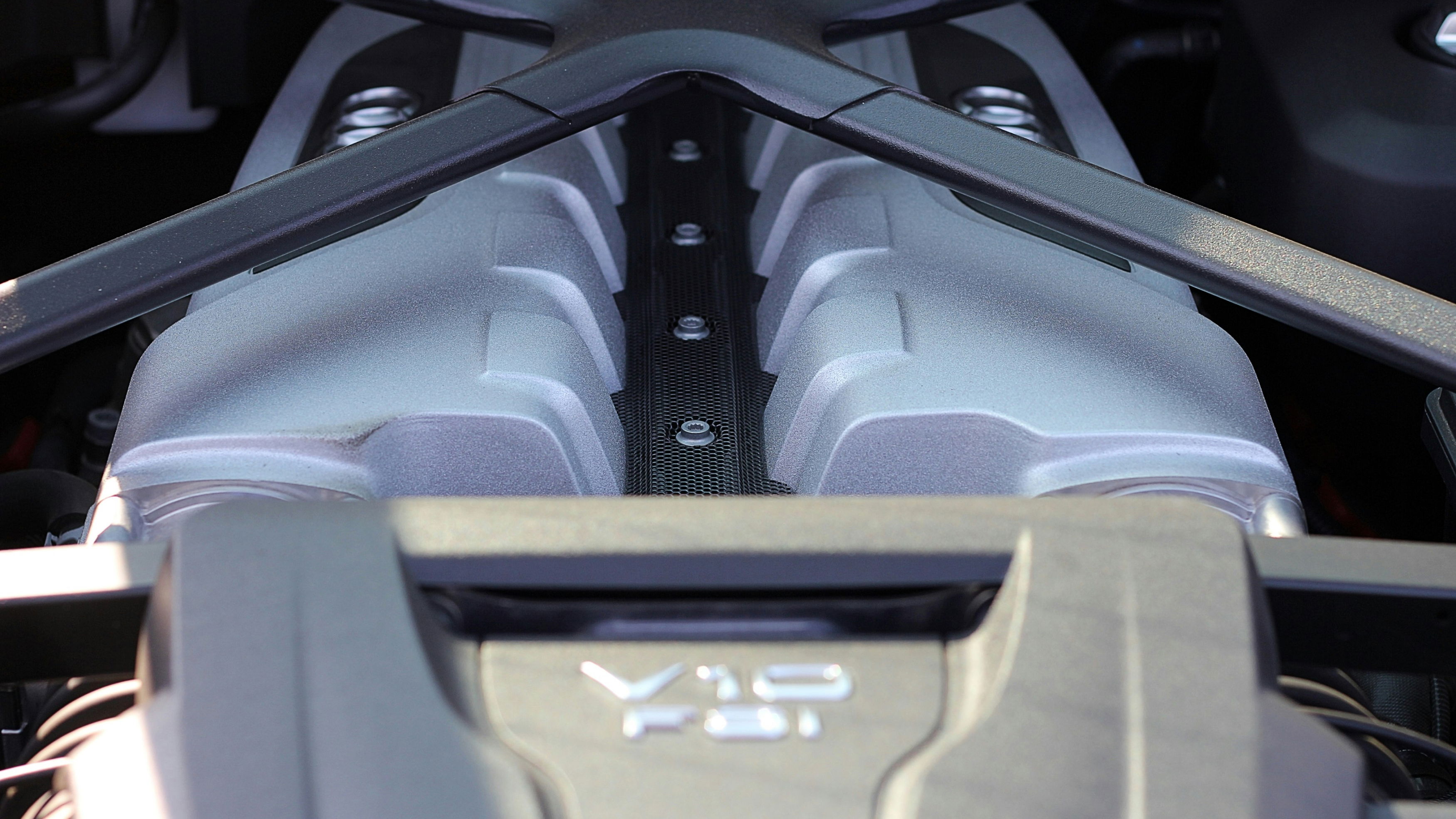 An Audi V10 engine