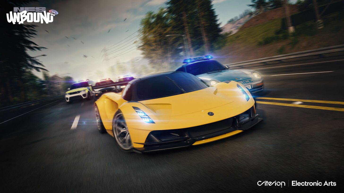 Lotus Evija and Porsche 959 in Need for Speed Unbound
