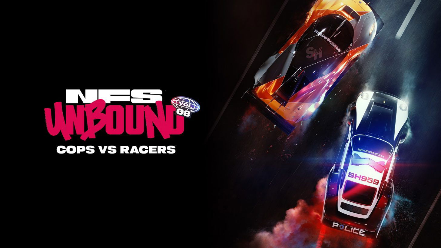 Need for Speed Unbound Cops Vs Racers update promo art