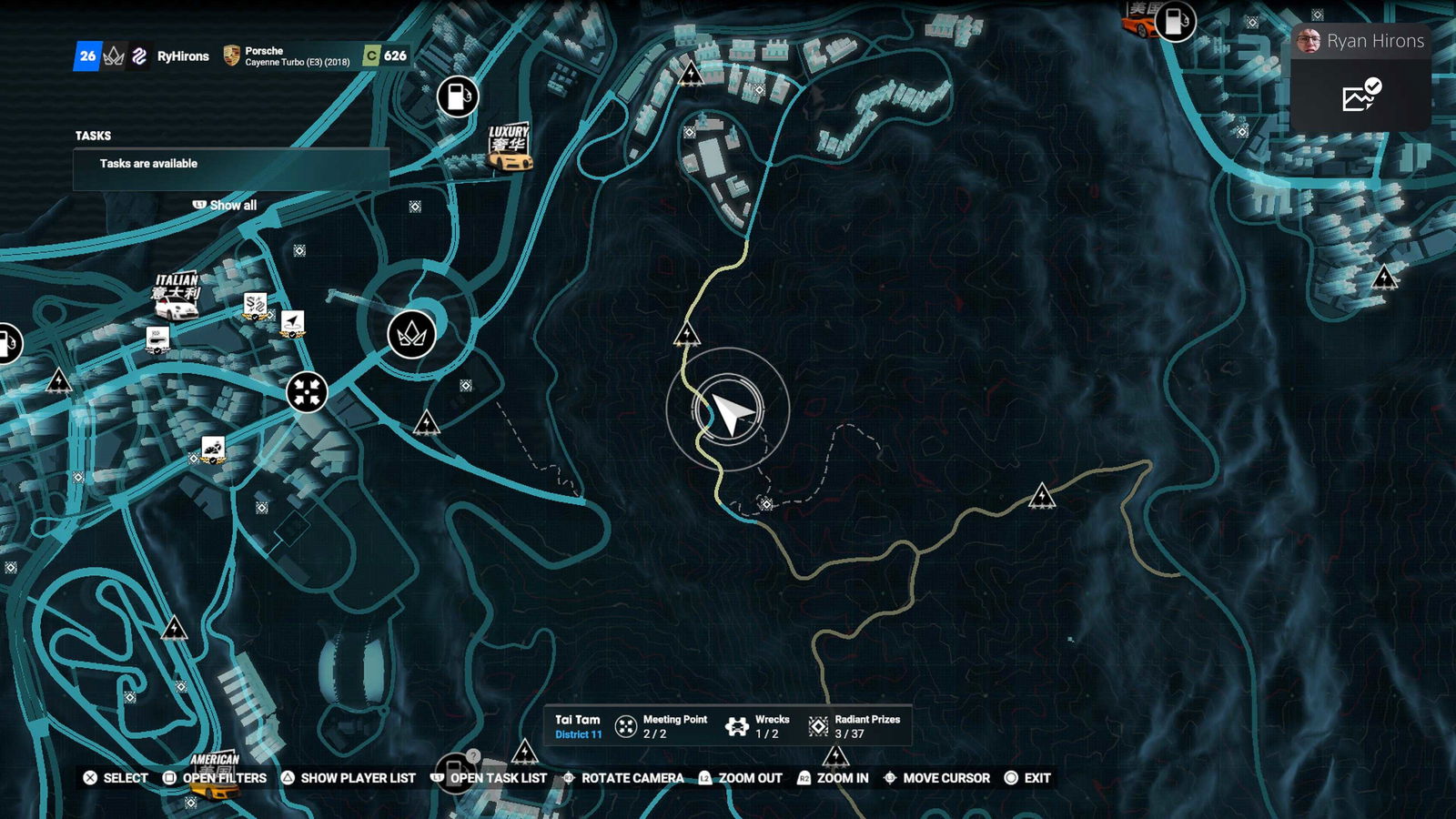 Test Drive Unlimited Solar Crown: Mercedes 300SL Wreck Locations