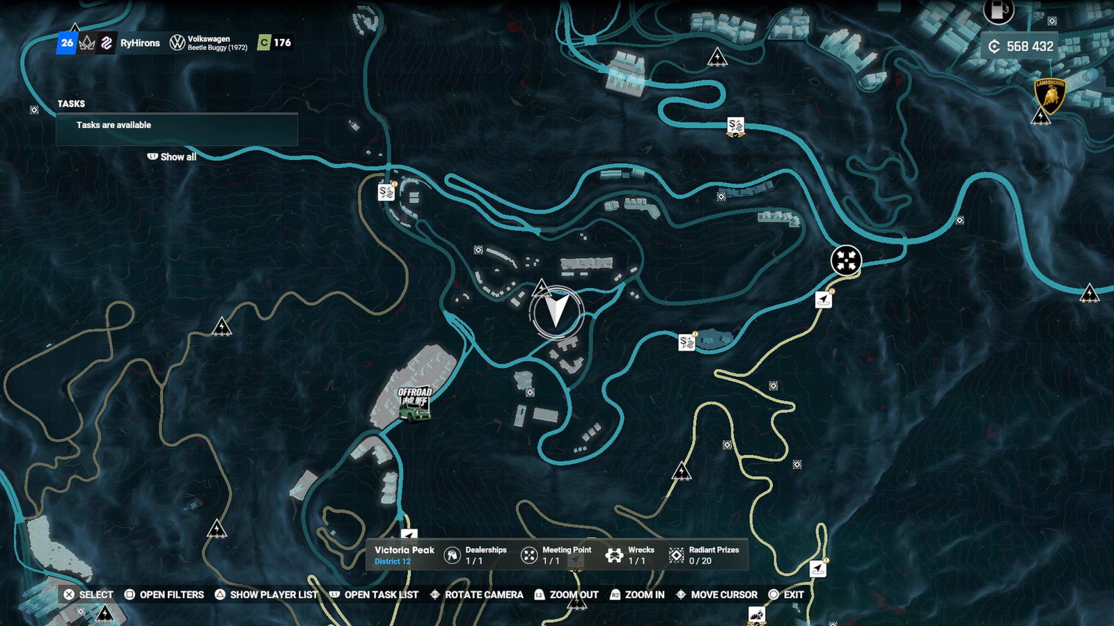 Test Drive Unlimited Solar Crown: Mercedes 300SL Wreck Locations