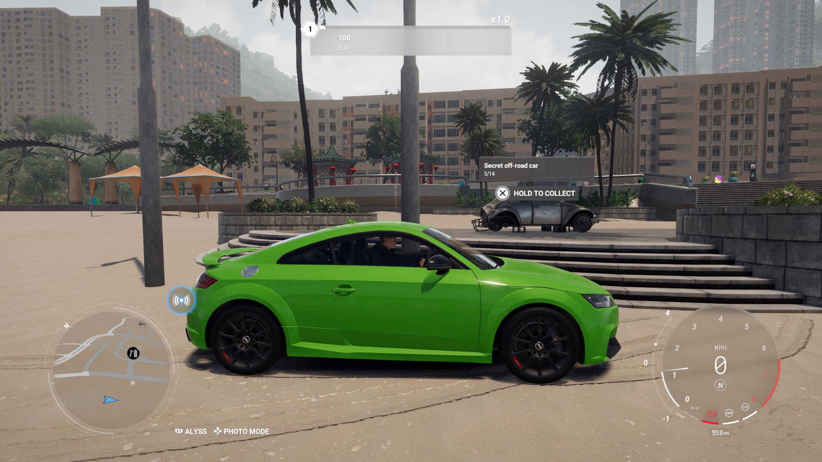 Test Drive Unlimited Solar Crown: VW Beetle Buggy Wreck Locations