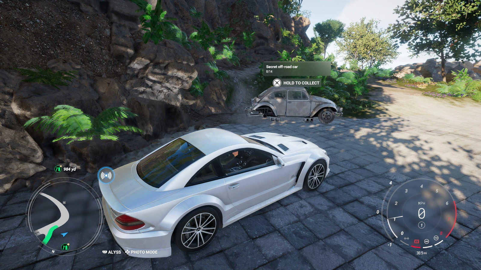 Test Drive Unlimited Solar Crown: VW Beetle Buggy Wreck Locations