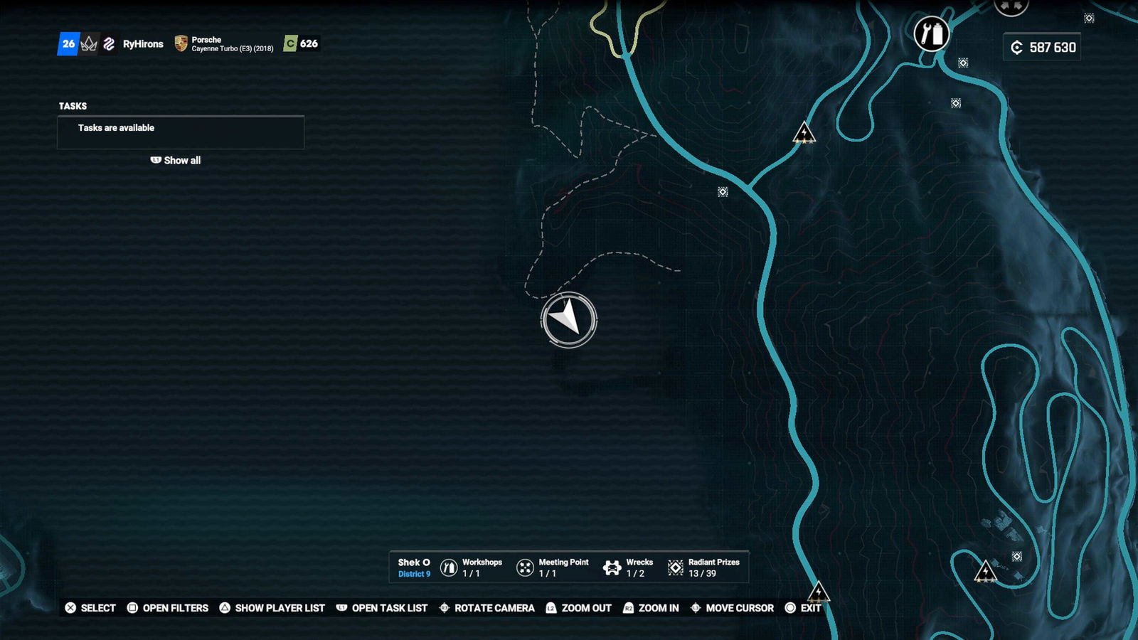 Test Drive Unlimited Solar Crown: VW Beetle Buggy Wreck Locations