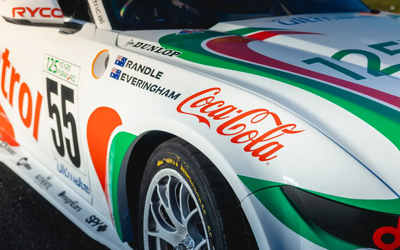 Tickford Ford Mustang with Castrol Supra livery - front detail