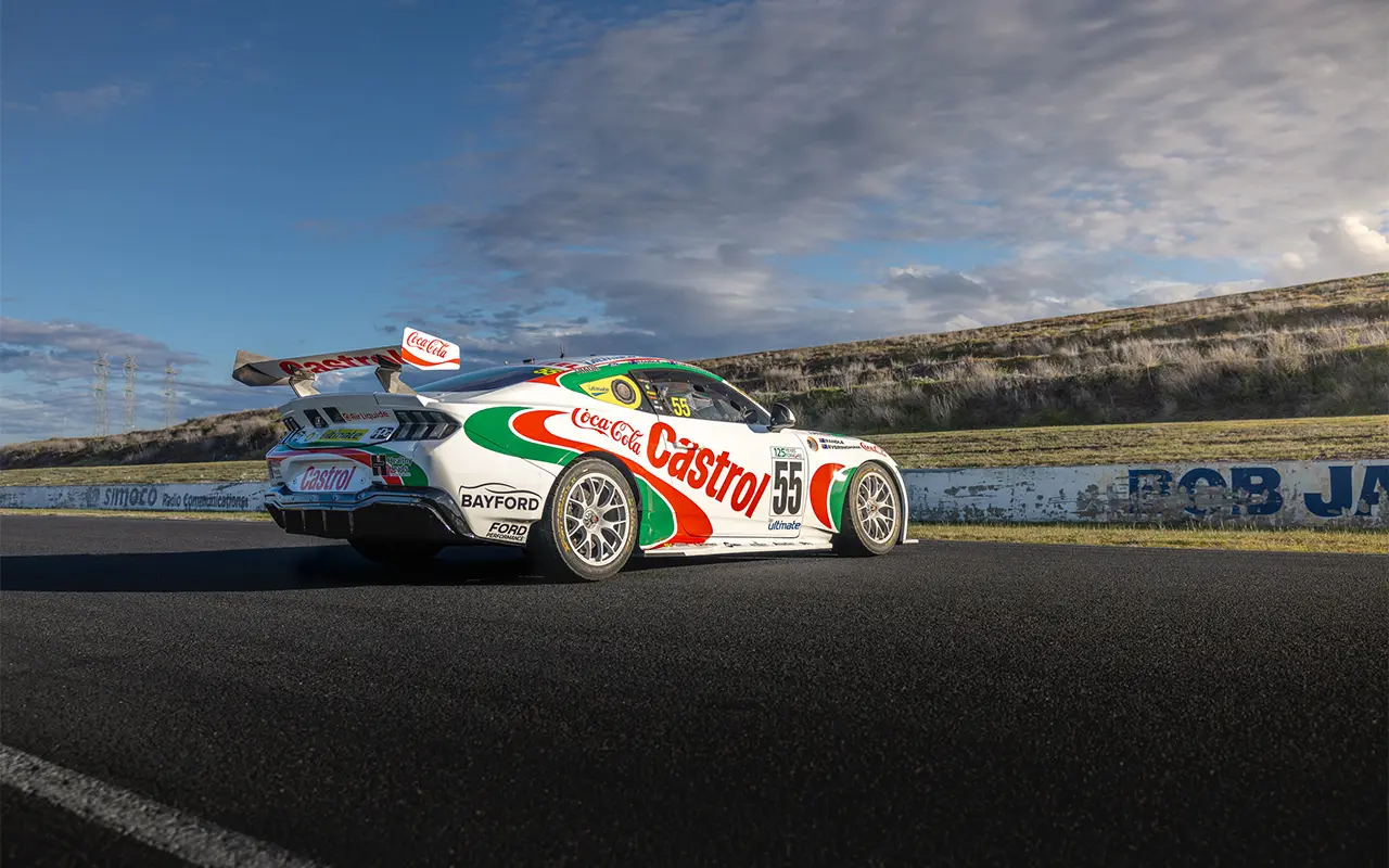 Tickford Ford Mustang with Castrol Supra livery - rear