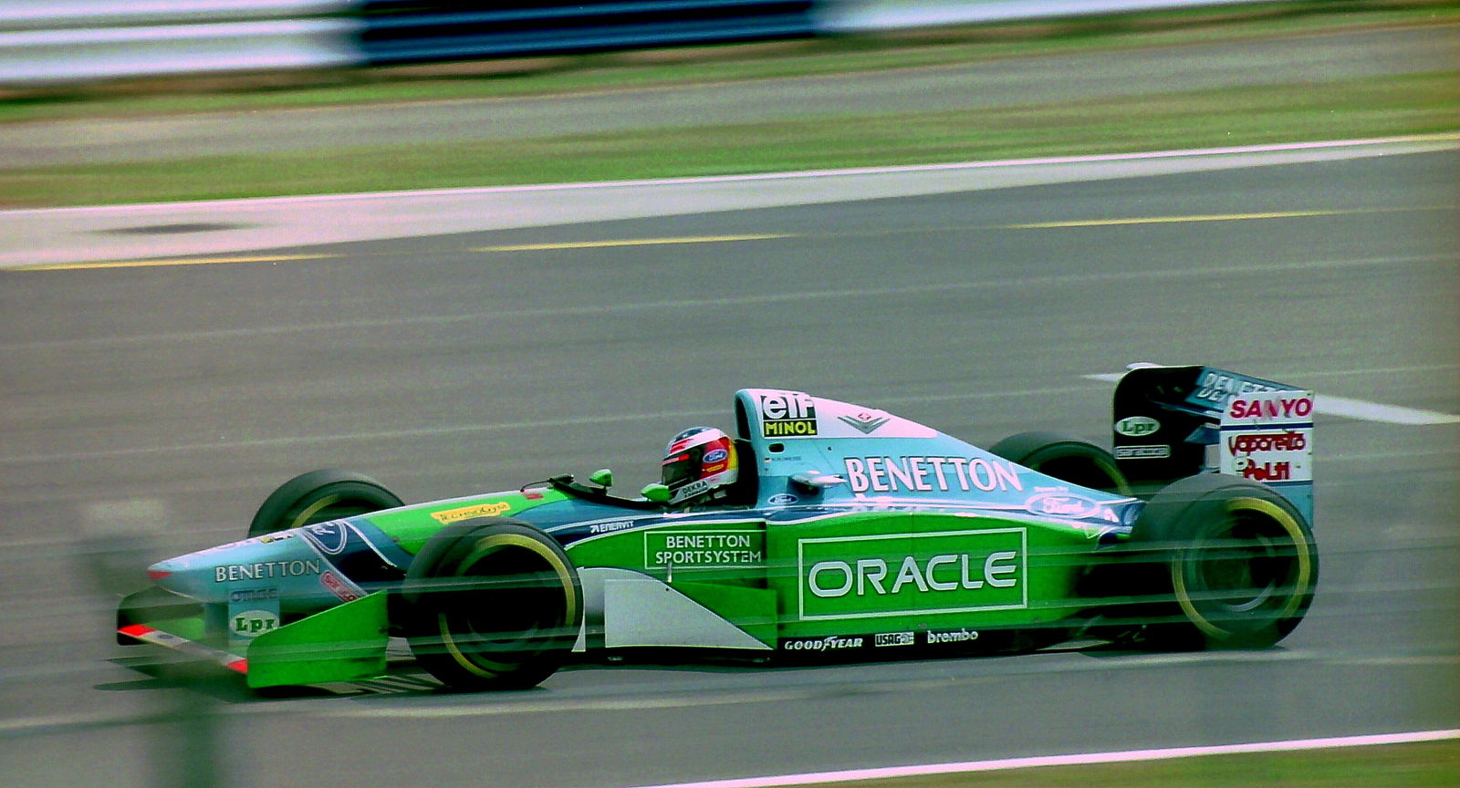 Schumacher landed himself a one-race ban in 1994 (Credit: Karting Nord)
