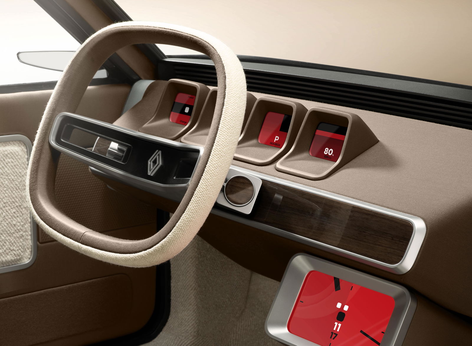 Renault 17 electric restomod - interior