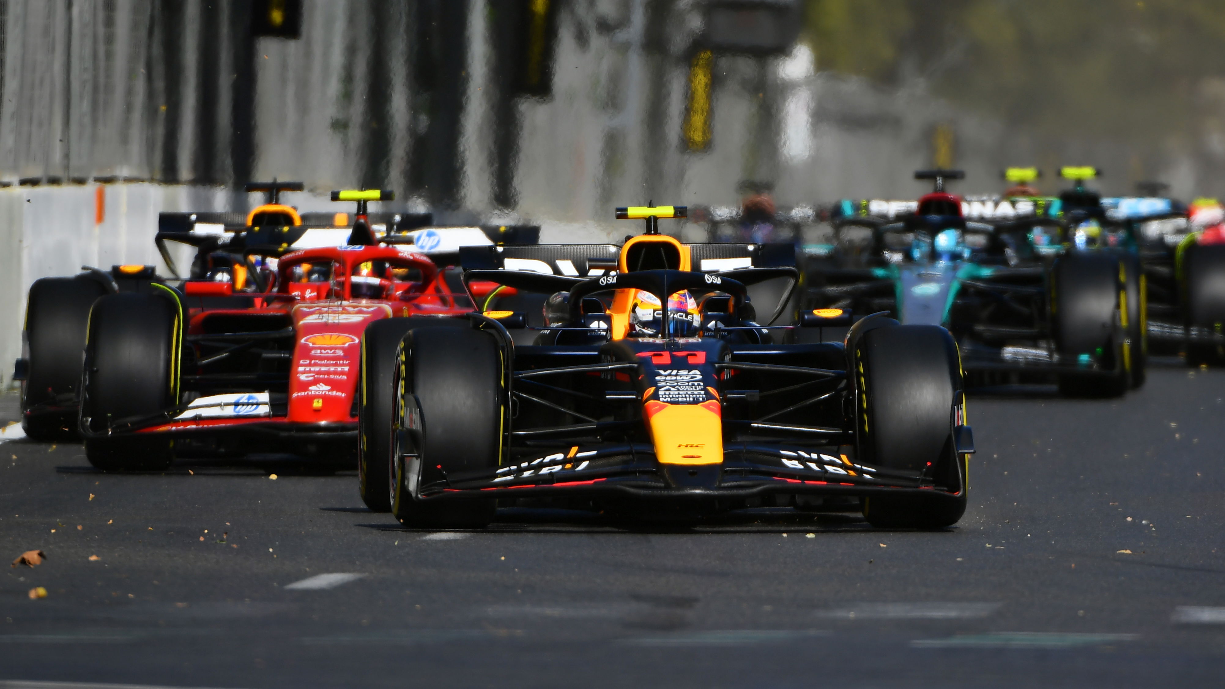 Sergio Perez at the Azerbaijan Grand Prix © Red Bull Content Pool