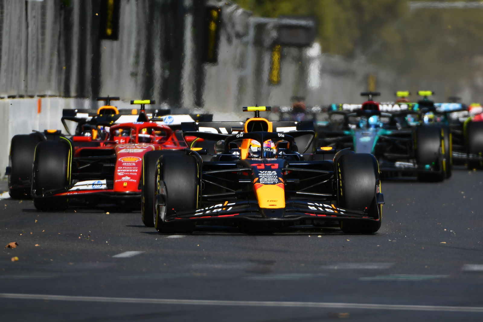Sergio Perez at the Azerbaijan Grand Prix © Red Bull Content Pool