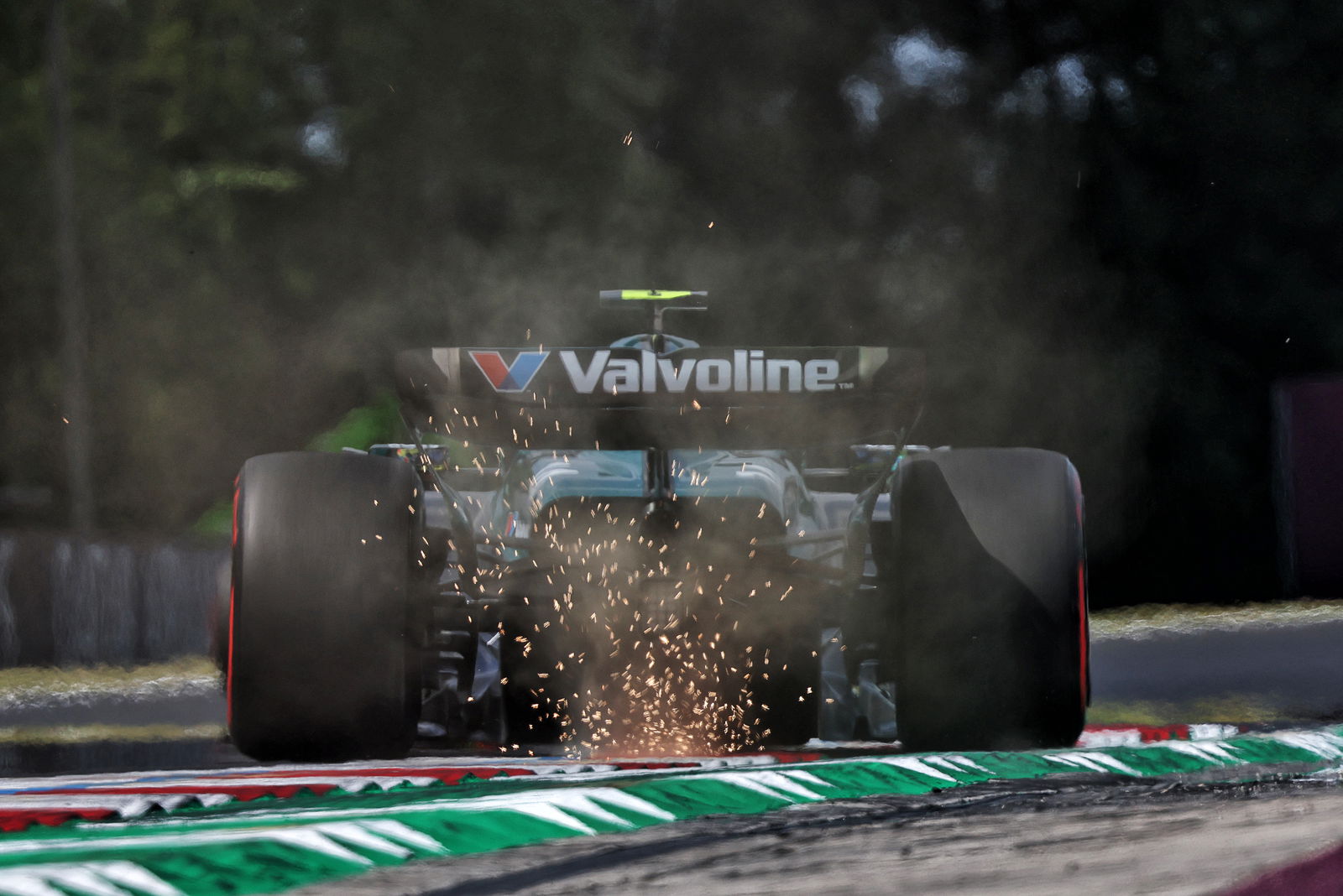 An Aston Martin F1 car 