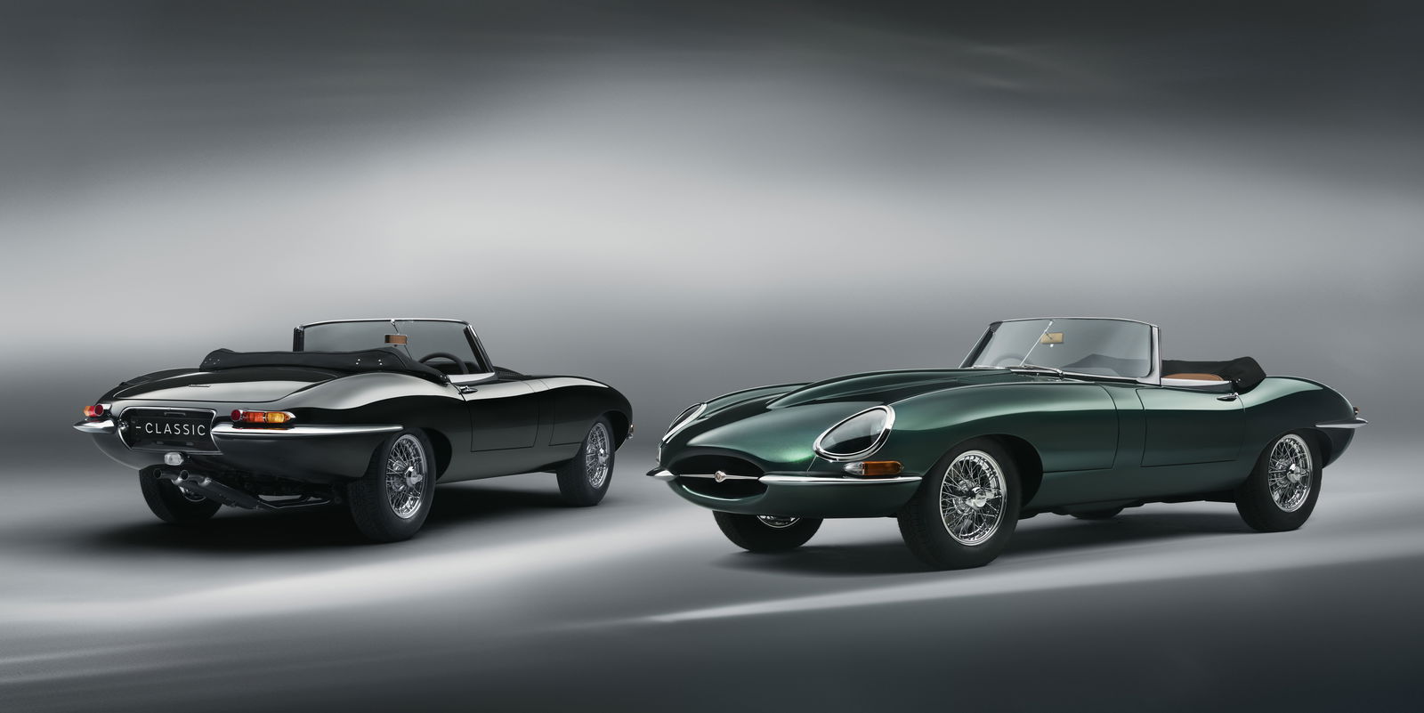A pair of brand new Jaguar E-Types