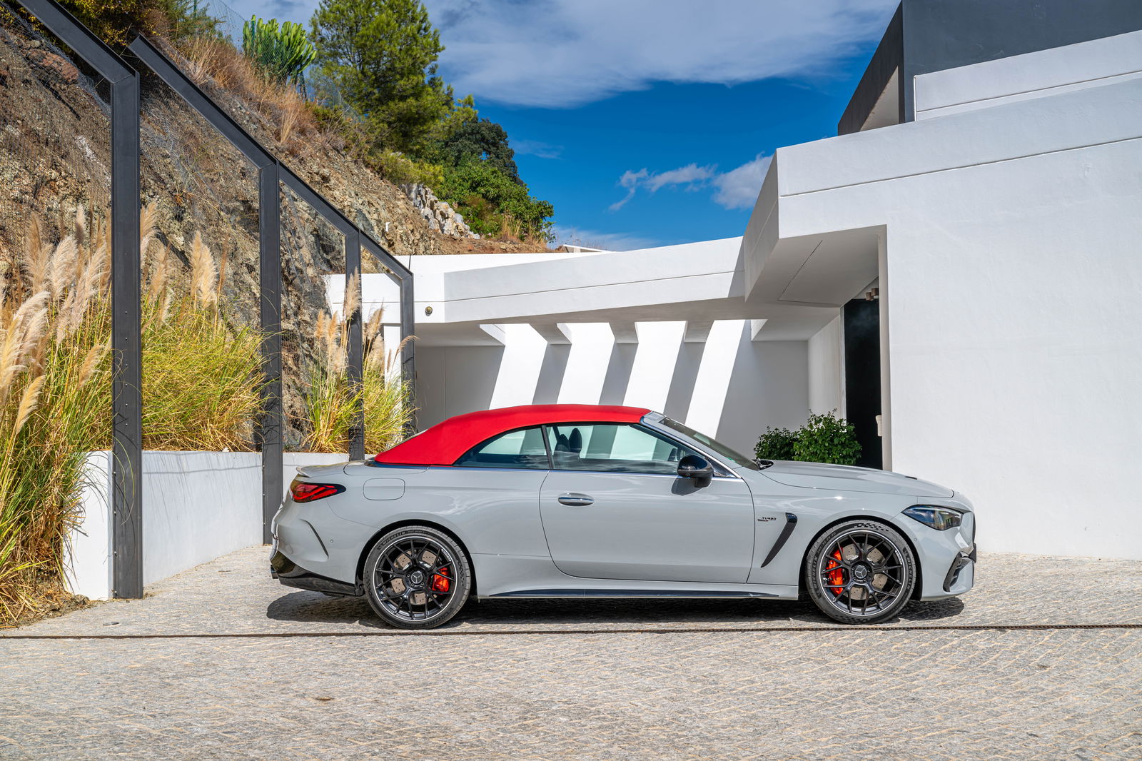 Mercedes-AMG CLE53 Cabriolet - side, roof up