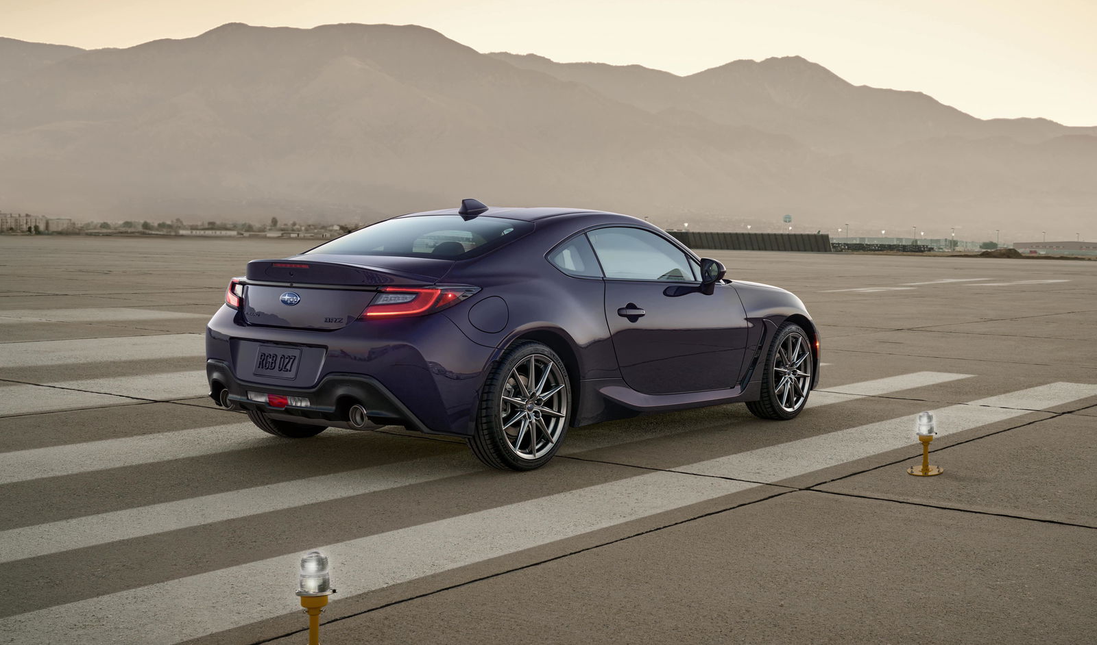 Subaru BRZ Series.Purple - rear
