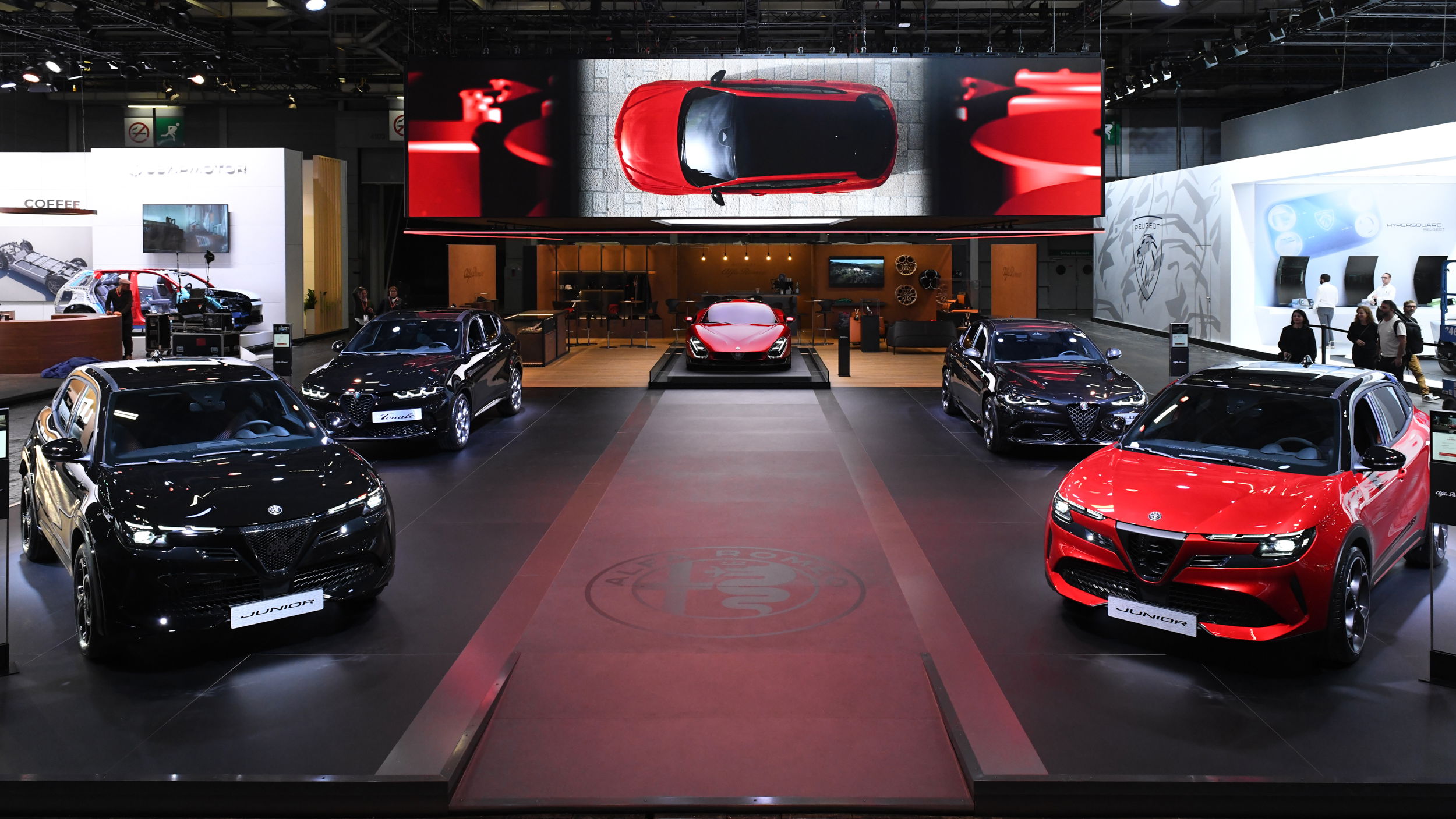 Alfa Romeo's 2024 Paris Motor Show stand