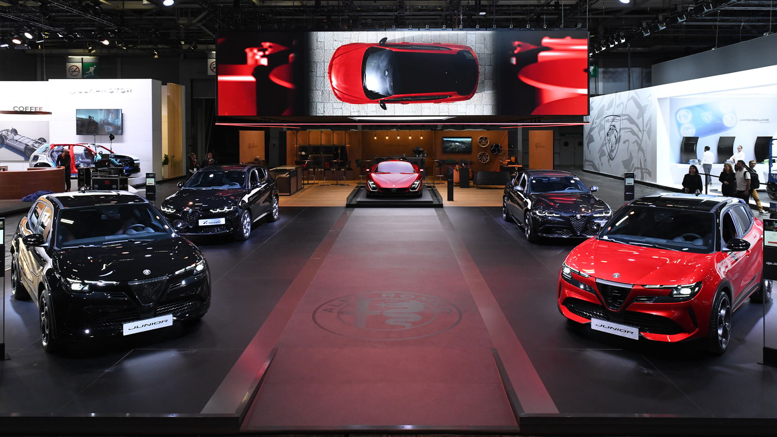 Alfa Romeo's 2024 Paris Motor Show stand