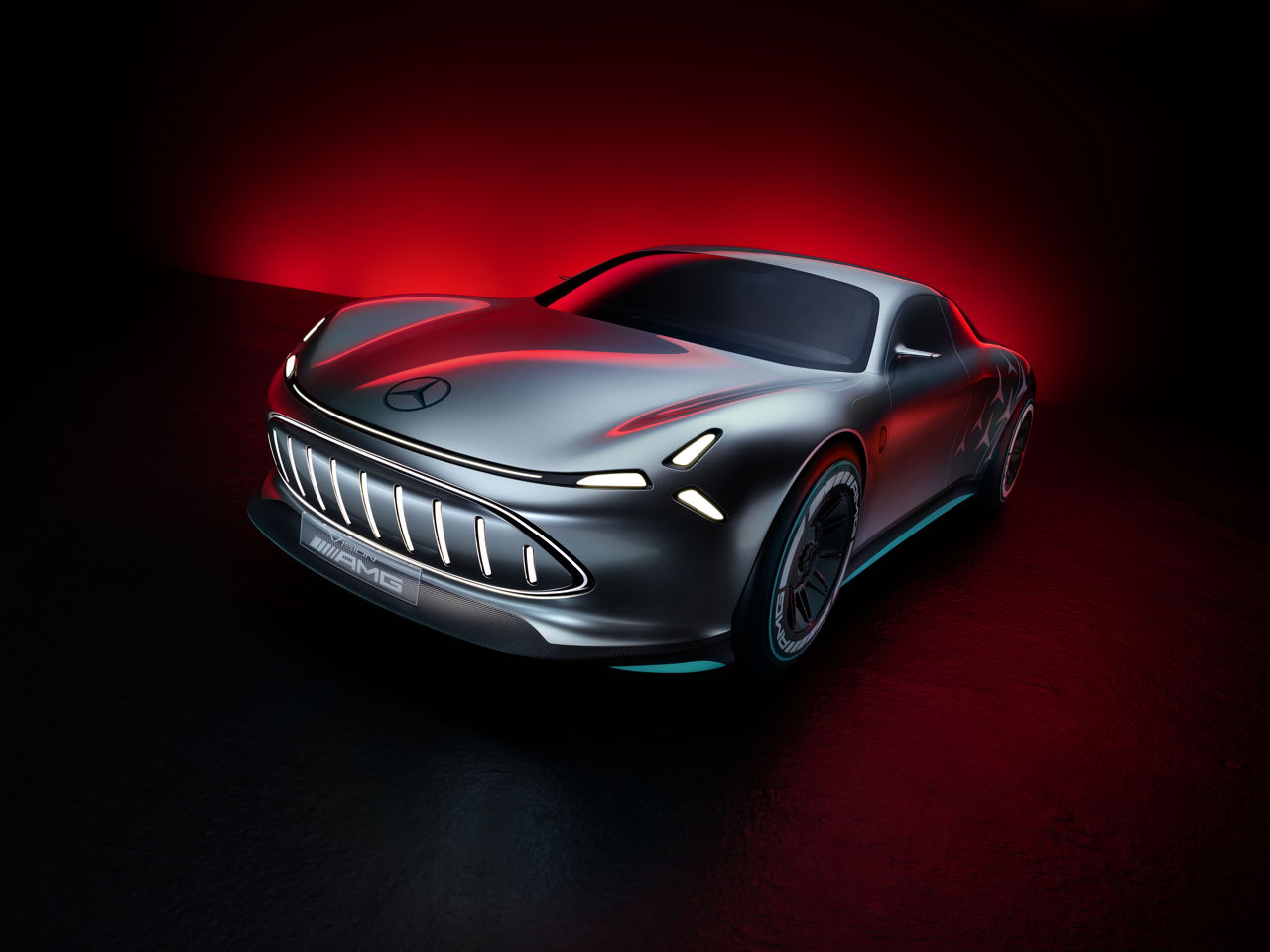 The Vision AMG concept previews AMG's first bespoke EV