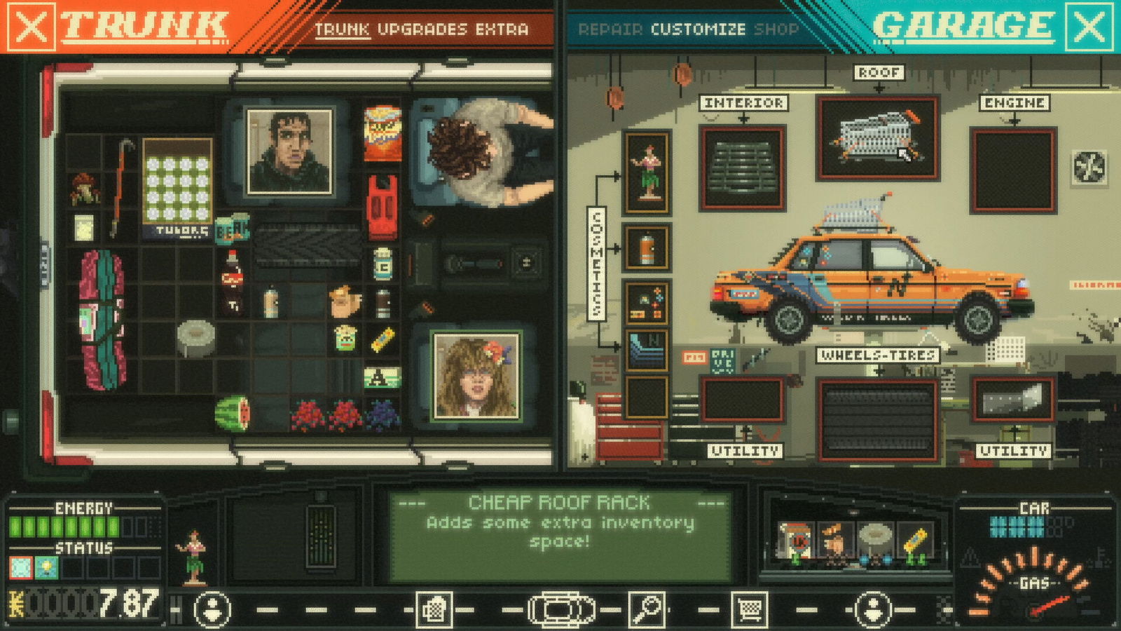 Keep Driving - car customisation