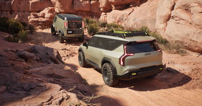 Kia EV9 ADVNTR and PV5 WKNDR