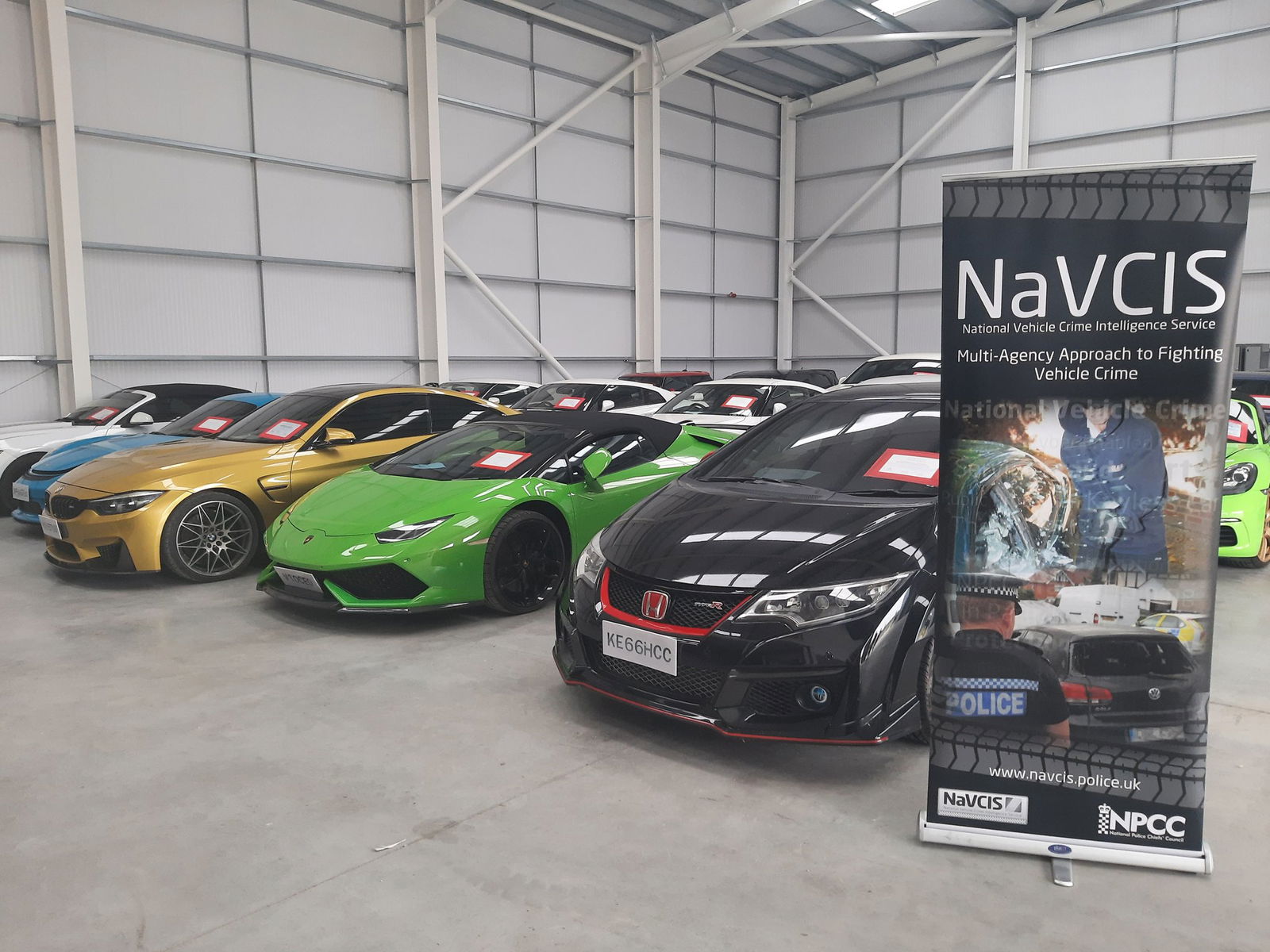 Recovered stolen cars © NaVCIS