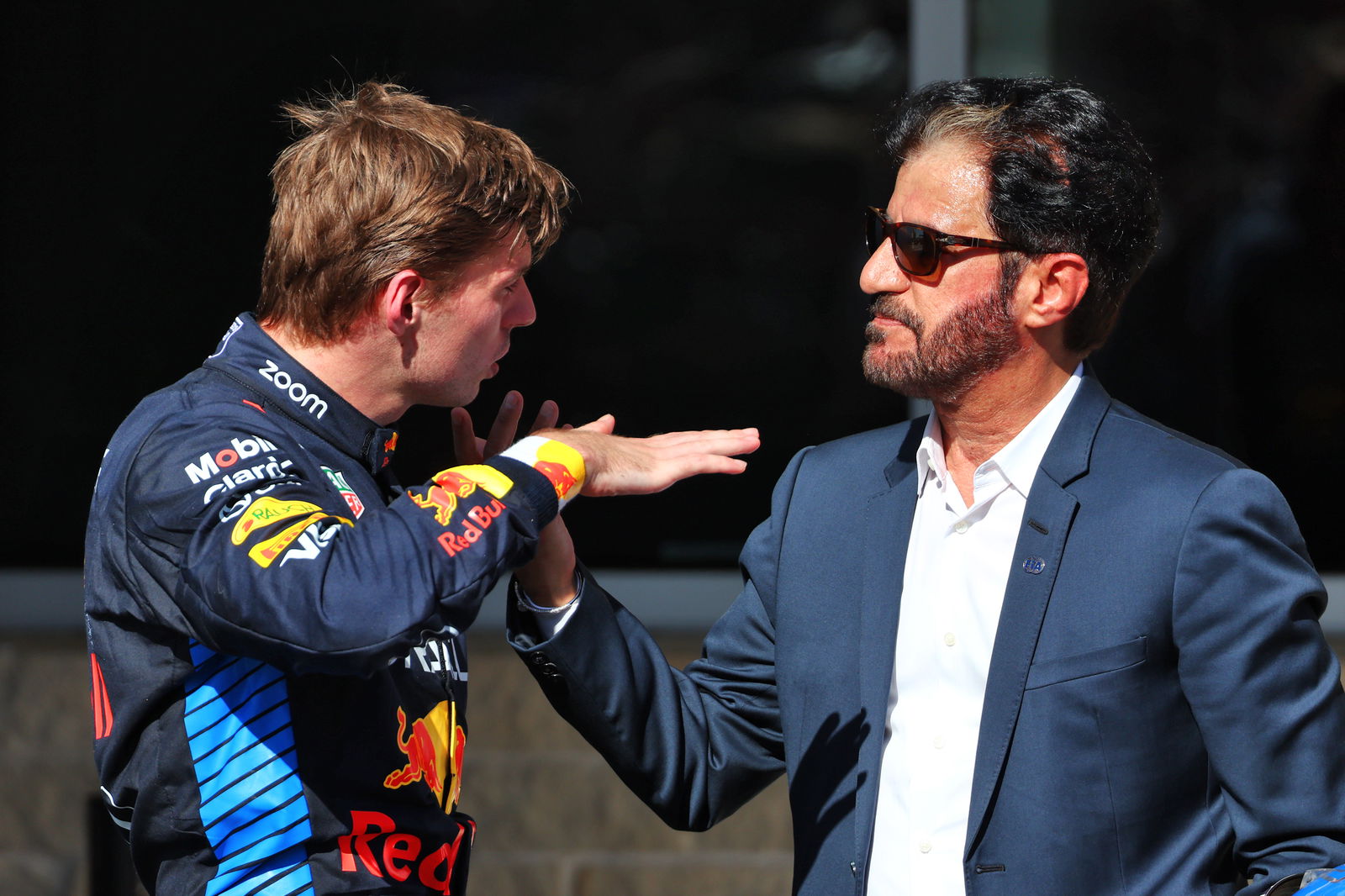 Max Verstappen and Mohammed Bin Sulayem / XPB Images