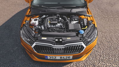 Skoda Fabia engine bay