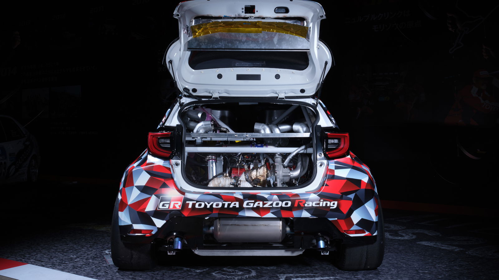 Toyota GR Yaris M Concept, rear, engine cover open