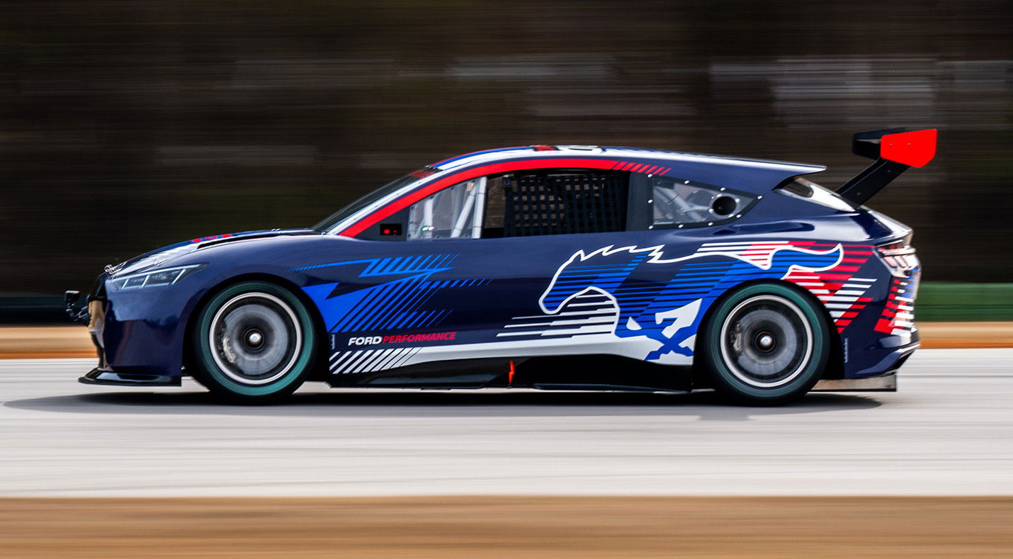 Ford Mustang Mach-E NASCAR prototype - side