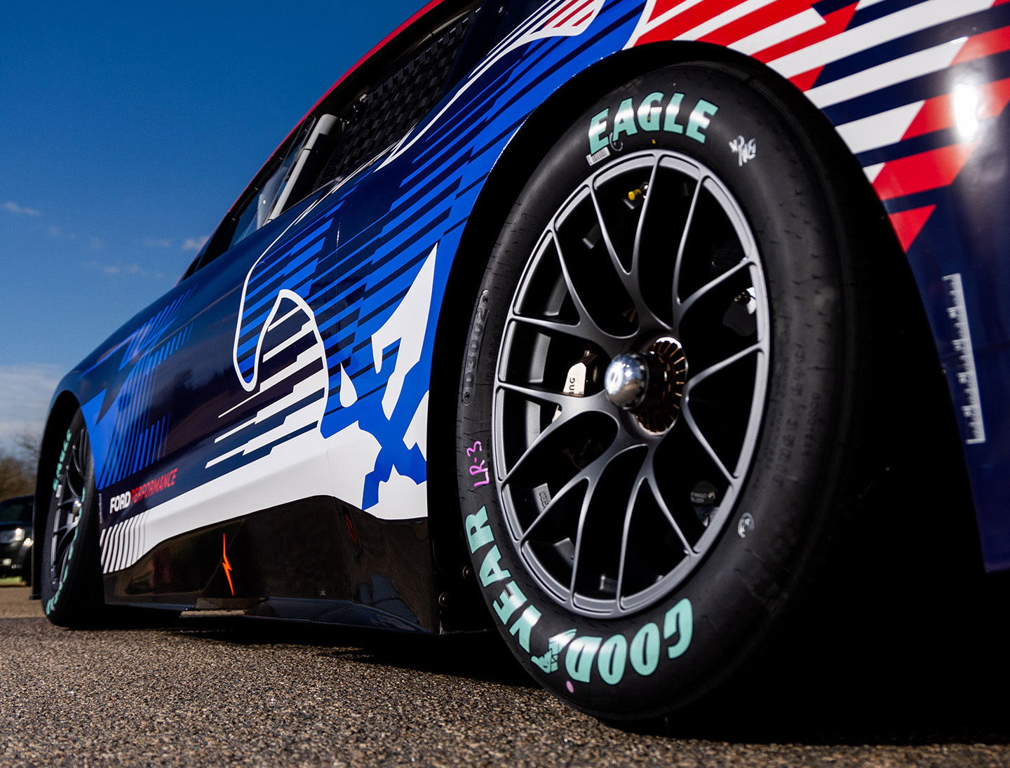 Ford Mustang Mach-E NASCAR prototype - wheel detail