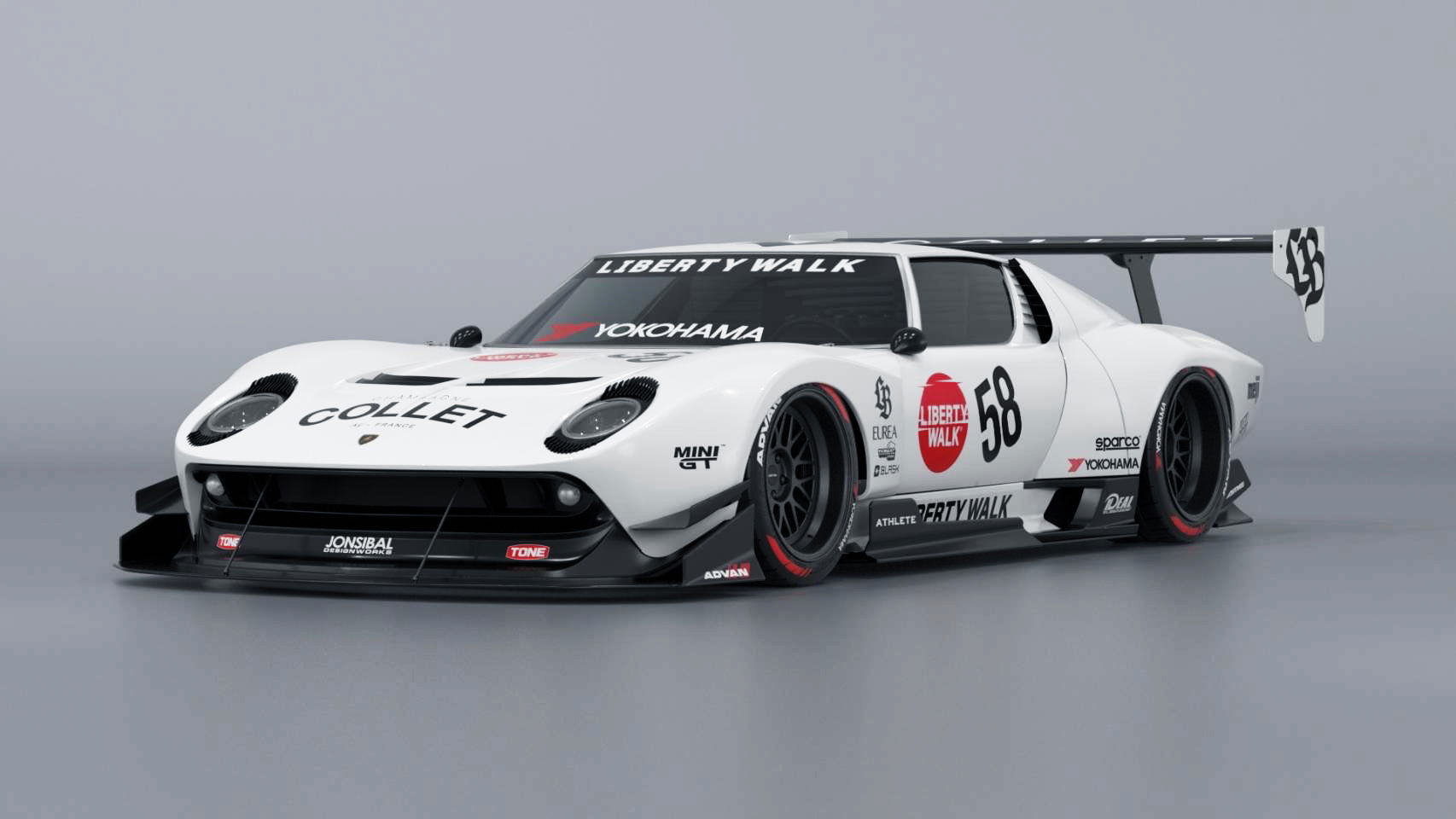 Liberty Walk Lamborghini Miura - front